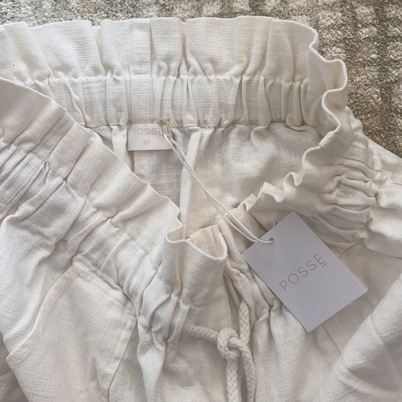 Posse Linen Shorts NWT - Picture 3 of 4